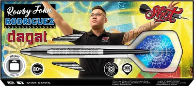 Immagine prodotto di Shot! Rowby-John Rodriguez Dagat Steeldarts 80% 21g