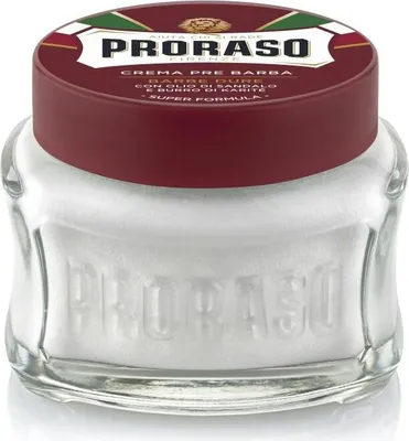 Zdjęcie produktu dla Krem przed goleniem Pre Barba Vaso Rossa Barbe Dure 100ml - Proraso