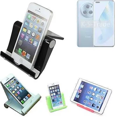 Produktbild von K-S-Trade Handy-Ständer kompatibel mit Honor Magic5 faltbarer Tischständer Smartphone Tablet Halterung Reise