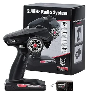 Zdjęcie produktu dla Nadajnik rc 2 4 ghz 6 kanałów kontroler odbiornik dla TRX4 SCX10