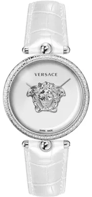 Produktbild von Versace Palazzo Empire Damenuhr Weiß Dial Lederarmband