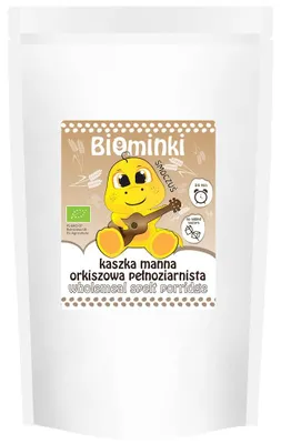 KASZKA MANNA ORKISZOWA PEŁNOZIARNISTA BEZ DODATKU CUKRÓW BIO 500 g - BIOMINKI