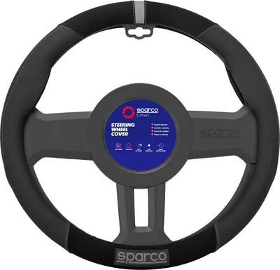 Immagine prodotto di SPARCO Coprivolante Protezioni per il volante Protezione per il volante Nero Grigio Gomma Camoscio