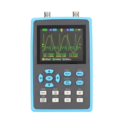 Image de Oscilloscope portable,Oscilloscope numérique portable,Oscilloscope numérique 2 voies,Oscilloscope numérique bande passante 120MHz,Oscilloscope portable multimètre,Oscilloscope numérique voiture,Oscilloscope automobile