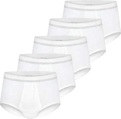 Produktbild von Conta 5er Pack Doppelripp Slip / Unterhose Formstabil, Pflegeleicht, Angehm auf der Haut