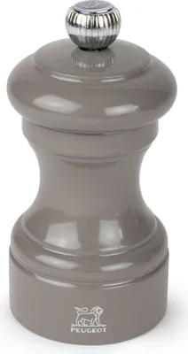 Produktbild von PEUGEOT Salzmühle BISTRO 10cm Taupe Buchenholz Lackiert Stahlmahlwerk Klein
