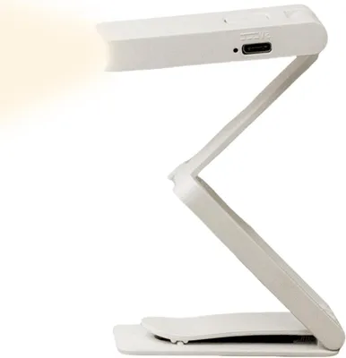 Immagine prodotto di Lampada da lettura ricaricabile - Lampada LED - Ideale per leggere a letto - Luminosità regolabile - Dimensioni: 3,8 x 2 x 8 cm - Multicolore