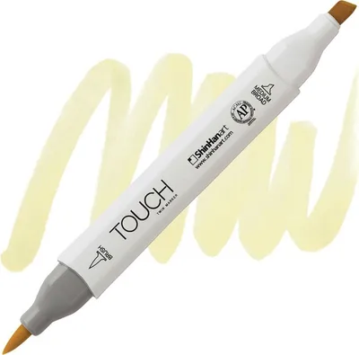 Obrázok produktu pre TOUCH obojstranný štetec a dláto, Y37 Pastelová žltá
