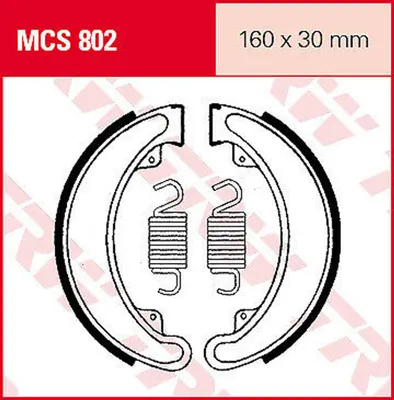 Immagine prodotto di TRW Ganasce freno Trw Organ. Mcs 802