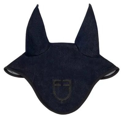 Produktbild von Equestro Denim Fliegenhaube Blau Full Blau Full