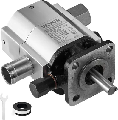 Produktbild von VEVOR Hydraulische Holzspalterpumpe, 13 GPM, 2-stufige 3000 PSI Holzspalterpumpe, 1'' Einlass 1/2'' NPT Auslass 3600 U/min Aluminium-Hydraulikzahnradpumpe, für Holzspalter mit kleinem Motor, Schneepflug