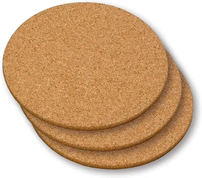 Produktbild von Kesper 62759 -- Untersetzer 3er Set aus Kork 26 cm Braun