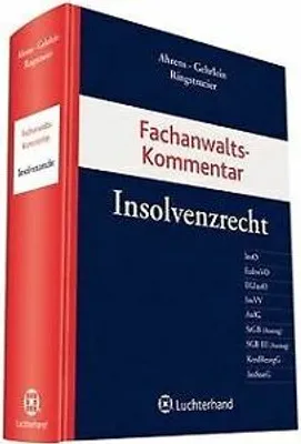 Produktbild von Fachanwaltskommentar Insolvenzrecht