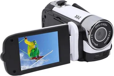 Produktbild von Digitale 24-Zoll 1080P 16-MP Videocamerarecorder mit USB-Anschluss, Selbstbildfunktion und externer Mikrofonunterstützung für Reisen