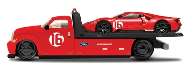 Obrázok produktu pre Maisto Flatbed - 2022 Ford GT Heritage Edition, červený, s číslem 16, 1:64