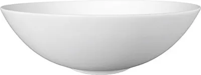 Wellco Royal Salatschale weiß 15cm elegantes Design Packung 1 Stück
