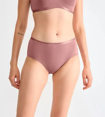 Immagine prodotto di Slip da donna Sloggi, confezione da 3 - GO Daily Cotone Midi 3P, pantaloni, cotone elasticizzato marrone XL
