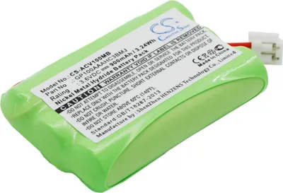 Produktbild von TECHTEK Akku Kompatibel mit [Audioline] Baby Care V100, G10221GC001474 Ersetzt GP100AAAHC3BMJ