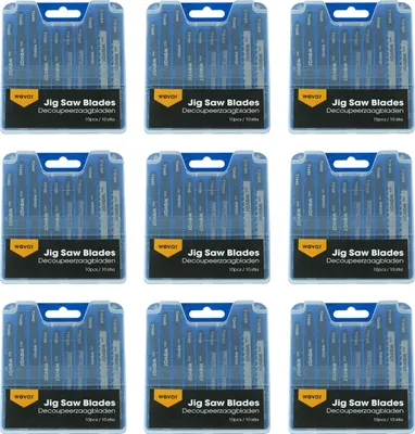 Image de Lames de scie sauteuse pour bois - lot de 10 x 10 pièces