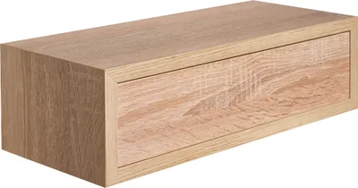Produktbild von Wandregal-Schublade HENDRIX Wildeiche Holznachbildung mit 1 Ablage und 1 Schubkasten