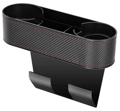 Produktbild von Auto Getränkehalter Mittelkonsole Organizer ABS Kunststoff 2er Set