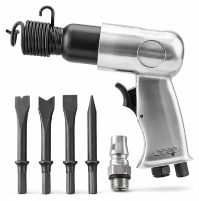 Produktbild von Luftmeißel Stoßfest - Pneumatischer Hammer - Aluminiumgehäuse - Verstärkter Legierungszylinder - Vibrationsreduktion - Langlebiges Design - Lufthammer