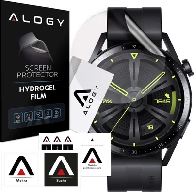 Obrázok produktu pre Hydrogelová ochranná fólia Alogy pre inteligentné hodinky Huawei Watch GT 3 46 mm Active