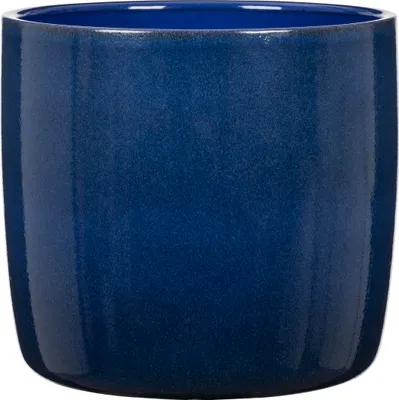 Produktbild von Scheurich Solido, Blumentopf aus Keramik,  Farbe: Mystic Blue, 28 cm Durchmesser, 25,3 cm hoch, 12,9 l Vol.