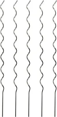 Produktbild von Set Tomatenspiralstab 180cm Alu, 5 Stk.