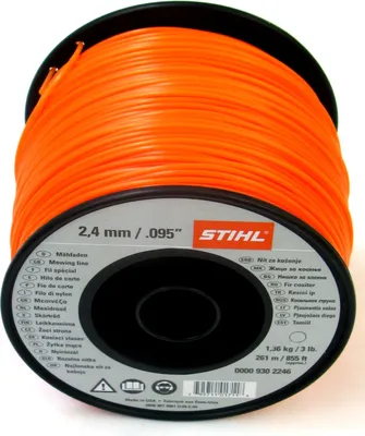 Produktbild von Stihl Schneidedraht Rund Orange 2.4 MM 253 Meter