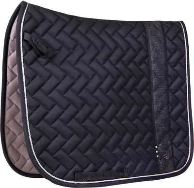 Produktbild von QHP Satteldecke Kae, Farbe:Schwarz, Größe:Dressur Pony