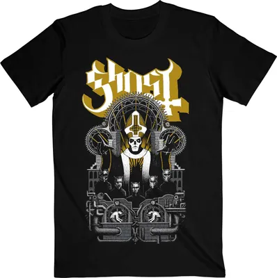 Image de Ghost - T-shirt "Wegner" pour homme/femme unie RO2220 (M) (Noir)