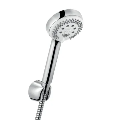 Produktbild von KLUDI LOGO Wannen-Brause-Set 3S, mit 3 Strahlarten, chrom, 6803005-00