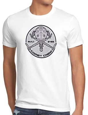 Produktbild von style3 Comet Crew Herren T-Shirt future anime raumschiff captain