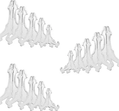 Image de Petits présentoirs en plastique blancs pour la maison et la décoration