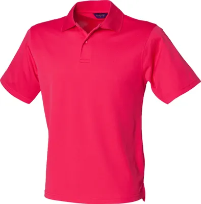 Produktbild von Henbury Herren Polo-Shirt Coolplus Pique RW635 (S) (Pink)