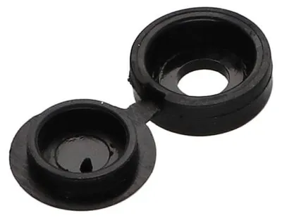 Produktbild von Abdeckkappe, Nietbefestigung, schwarzes Polyethylen