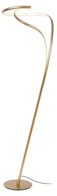Imagen del producto de Lucide SARDANA - Lámpara de pie - Ø 44 cm - LED regulable - 1x28W 2700K - dorado mate / latón | Producto de alta calidad