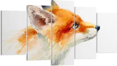 Produktbild von Bild auf Leinwand - Leinwandbild - Fuchs Tier Natur - 160x85cm - Wand Bild - Wanddeko - Wandbilder - Leinwanddruck - Bilder - Kunstdruck - Wanddekoration - Leinwand bilder - Wandkunst - EA160x85-3904