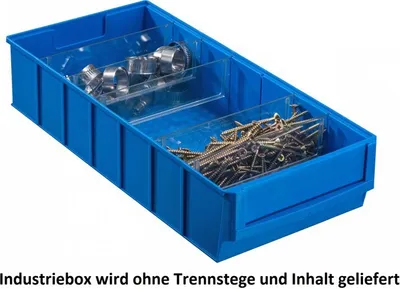 Produktbild von Industriebox 'ProfiPlus ShelfBox 400B, blau, 1 Stück