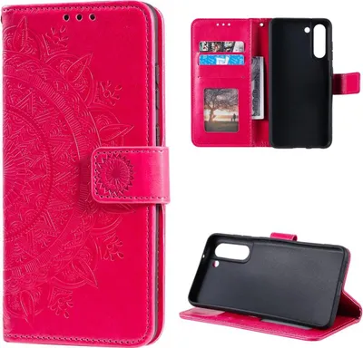 Produktbild von Hülle für Samsung Galaxy S21 FE Handyhülle Flip Case Cover Tasche Etui Mandala