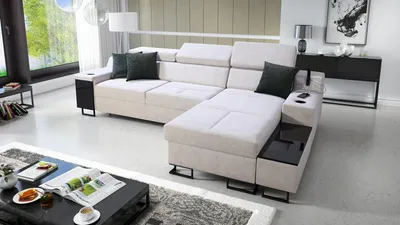 Produktbild von Ecksofa Modernes Art I Mini: Komfortables Schlafen und praktisches Bettenangebot in einem