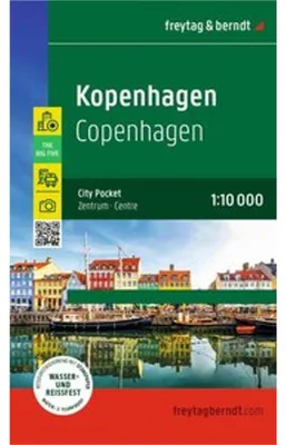 Immagine prodotto di Mappa del centro città di Copenaghen, scala 1:10.000, prodotta da freytag & berndt