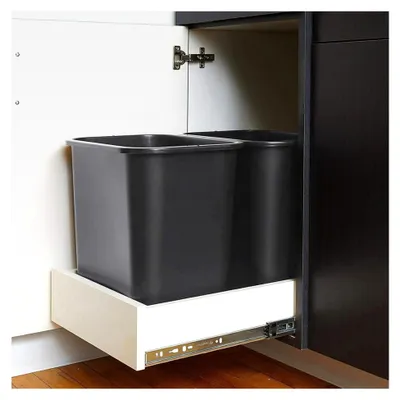 Produktbild von Papiermülleimer für das Büro, Höhe 25,4 cm, Kunststoff, Abfalleimer für Küche, Bad, Schlafzimmer, Kinderzimmer, Schreibtisch