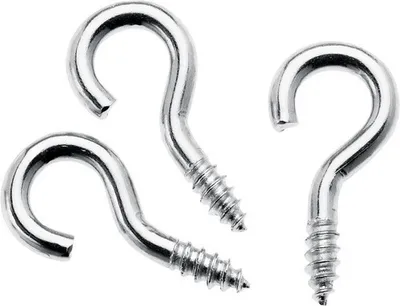 Obrázek produktu pro Pozinkované háčky na šrouby 24 ks 8x3mm