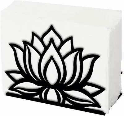 Produktbild von Ijzeren papieren servettenhouder, papieren servettendispenser, bureau- en tafelaccessoire (13,5*4*10,2 cm)