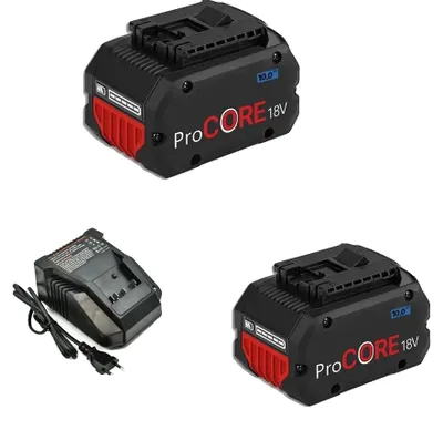 Image de Batterie de remplacement, capacité de 10,0 Ah, compatible avec les outils sans fil 18V, chargeur 10,0 Ah