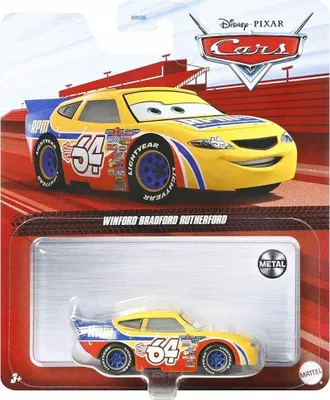 Zdjęcie produktu dla Disney Pixar Cars Die-Cast Winford Bradford Rutherford