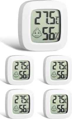 Immagine prodotto di Set di 5 mini termometri e igrometri con sensori di temperatura