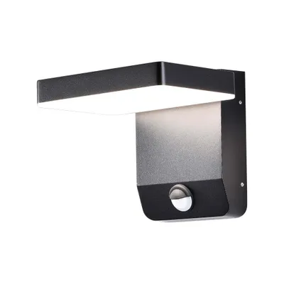 Immagine prodotto di Lampada da parete per esterni con rilevatore di movimento nero | LED | 3000K | 17W | IP65 | 2520LM | V-TAC VT-11020S